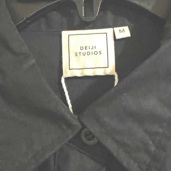 DEIJI STUDIOS Tie Up Shirt in Black Size M NWT - Picture 6 of 9